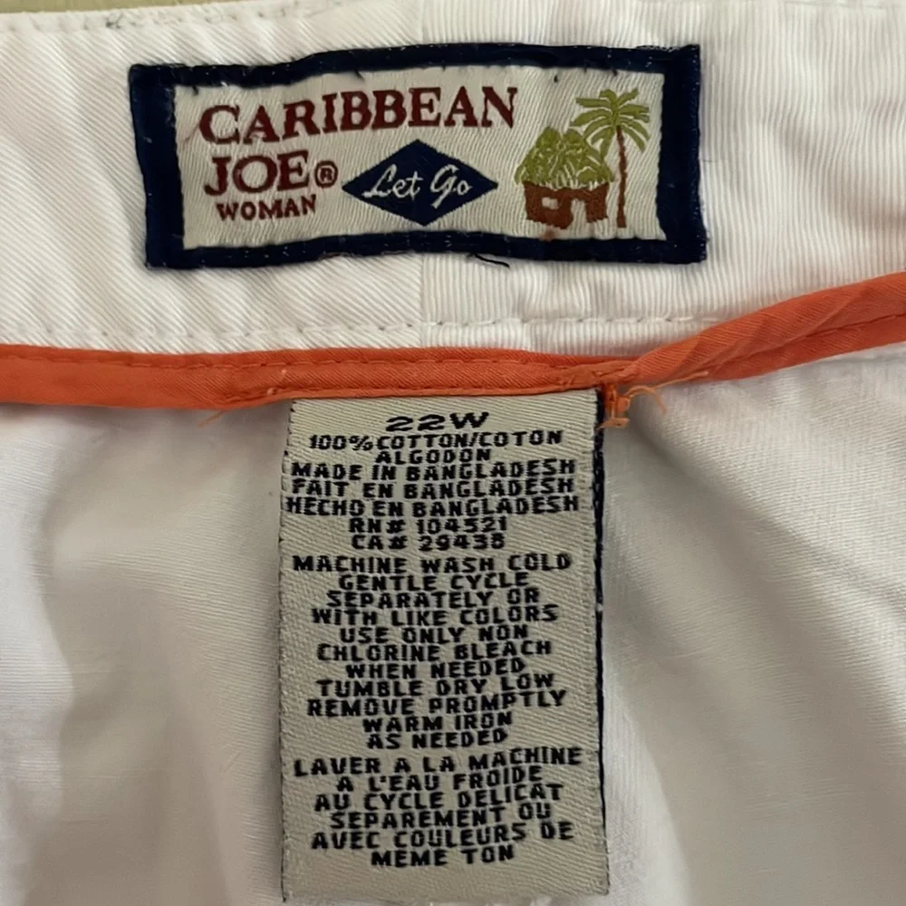 Caribbean Joe White Capris - Picture 6 of 6